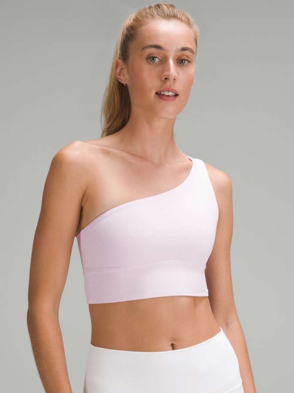 Lululemon Align Asymmetrical Pink Sports Bra Size 10